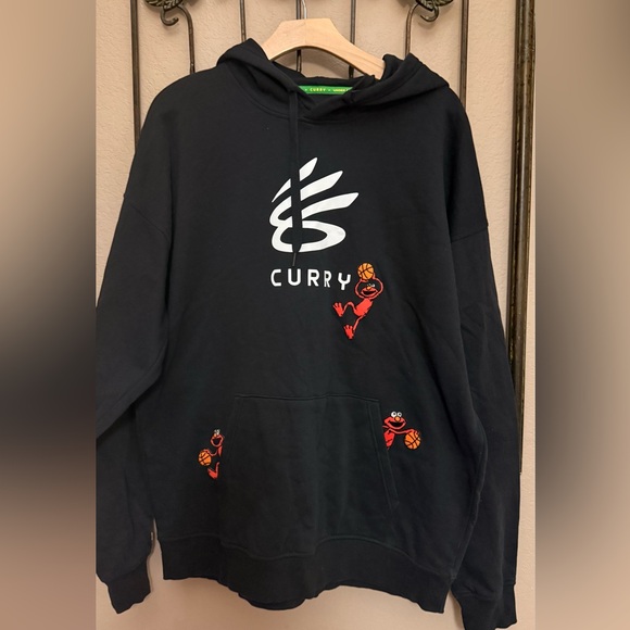 Under Armour Other - Under Armour Sesame Street Elmo Black Hoodie with Red Accents